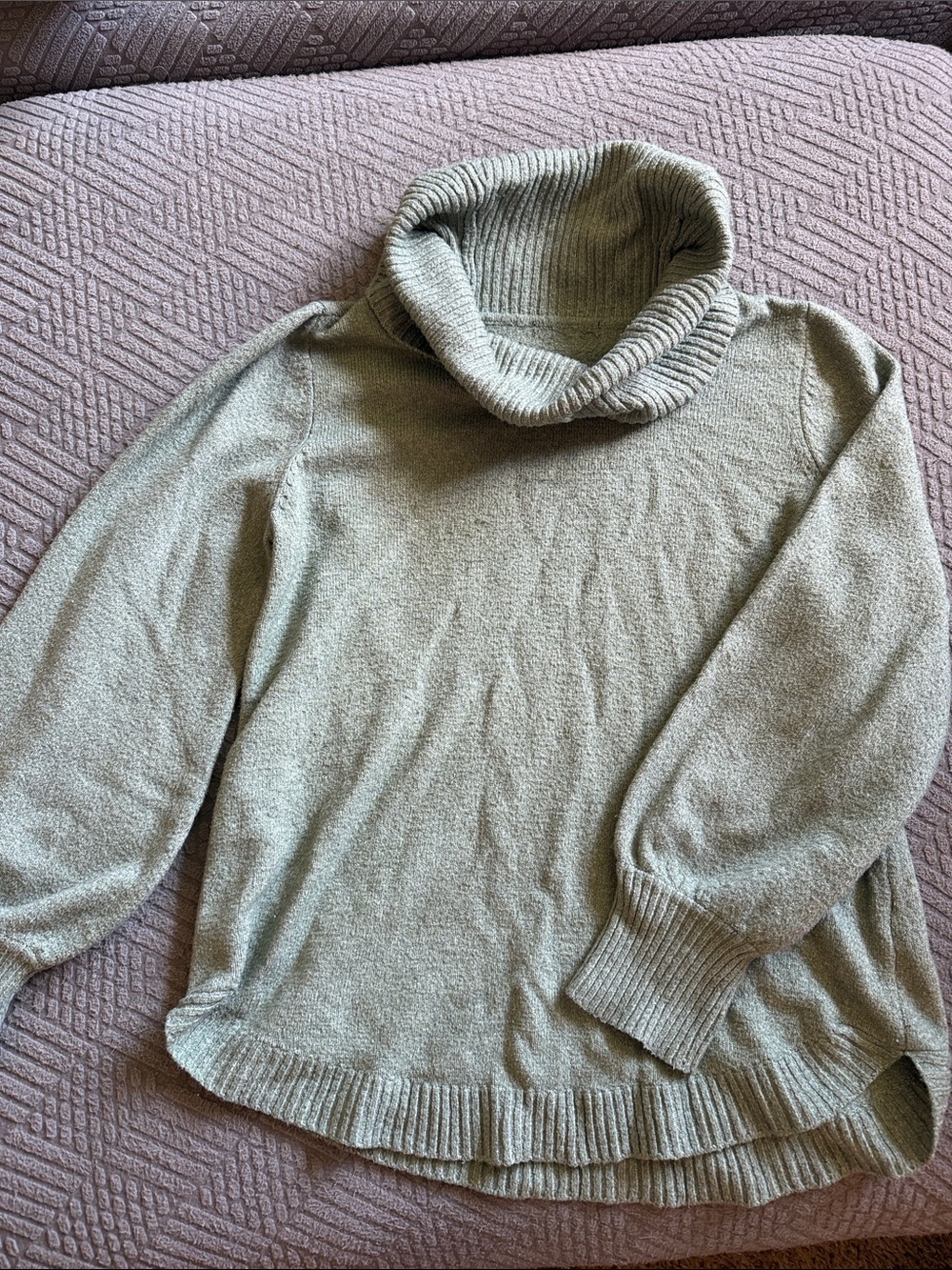 Cozy Olive Green Turtleneck Sweater
